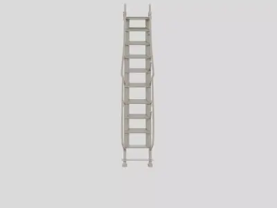 Industrial Factory Ladder Section for 3D print 3D model