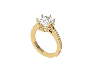 Wedding Ring  3D print model 438
