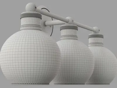 Breakwater Bay Nadya 3 light 3D model