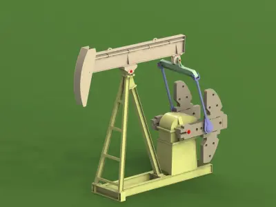 CONVENTIONAL BEAM PUMPING UNITS Free 3D model