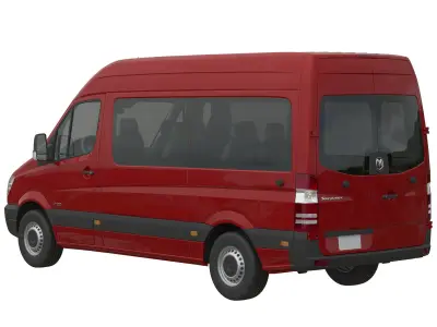 Dodge Sprinter 2500 minibus L2H2 3D model