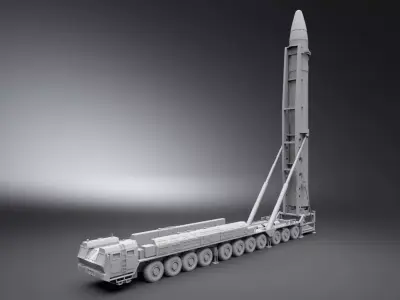 WS51200 Hwasong Scale model 3D print model