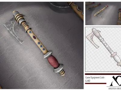 Equipment Game Code G-002 Low-poly 3D model