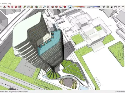 Sketchup Hotel G6 3D model