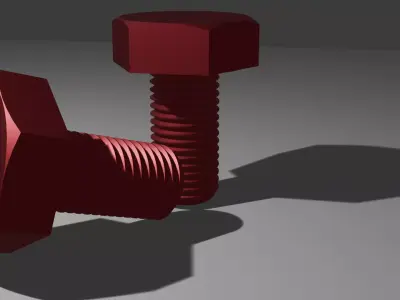 screw Free low-poly 3D model