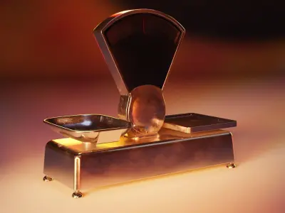 Balance Scale 3D model get