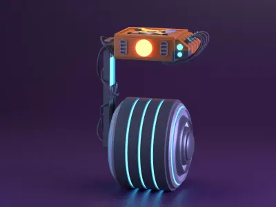 robot BB-009  3D model