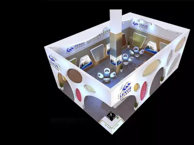 Exhibition - Size - 12X8-3DMAX2009-0019 3D model