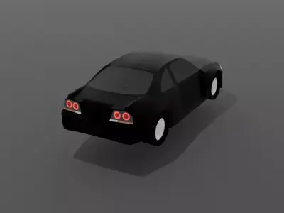 Low Poly Car Free low-poly 3D model get