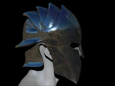 Elite Guardian Helmet Sculpt 3D model