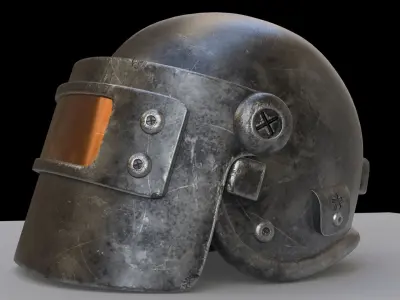 PUBG Helmet 3D model