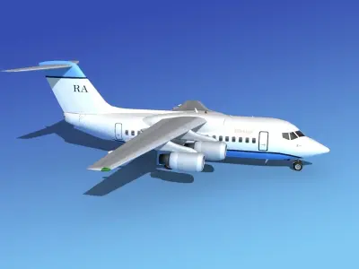 BAe 146-100 Rapidair 3D model