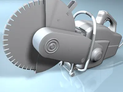 Cut off saw 3D model purchase