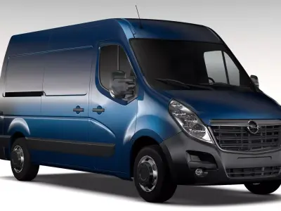 Opel Movano L2H2 Van 2016 3D model