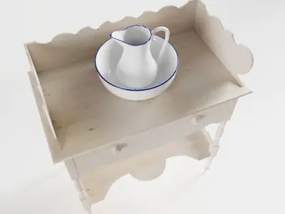 Victorian Wash Stand 3D model