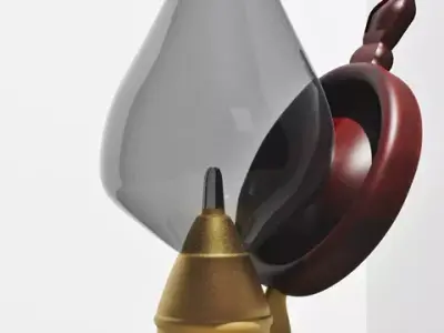 Antique Night Light 3D model