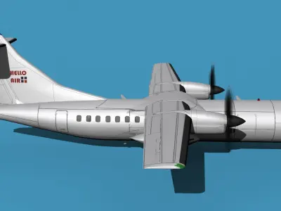ATR-42-320 Hello Air 3D model