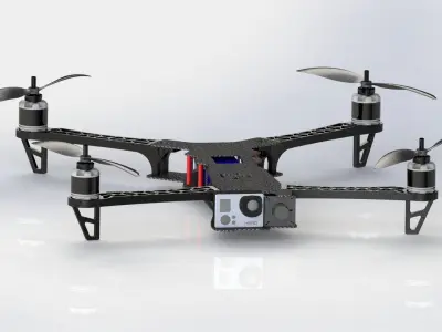 OV3RQUAD DIY FPV Free 3D model