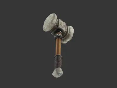 Warhammer Free low-poly 3D model