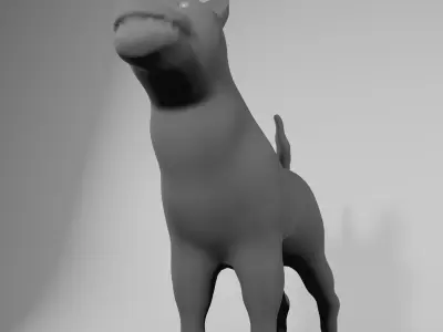 wolf object Free 3D model