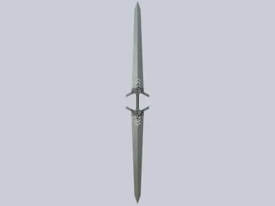 Twinblade Low-poly 3D model order