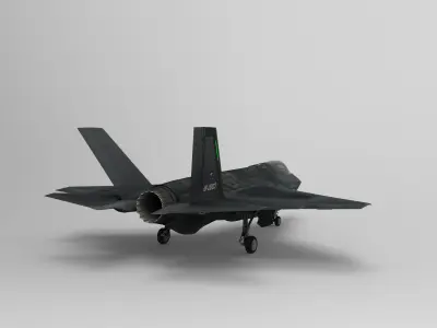 Lockheed Martin F-35 Lightning II  Low-poly 3D model