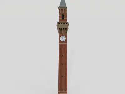 Joseph Chamberlain Memorial Clock Tower 3D model