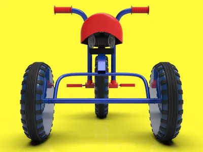 Triciclo estandar 3D model