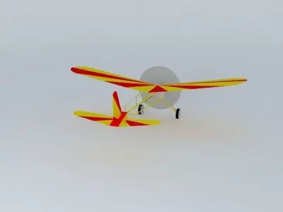 model aeroplane toy airplane Free 3D model