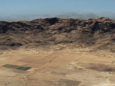 Terrain 3D model