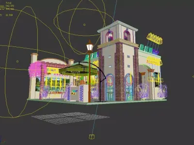 Exhibition - Area - 9X10-3DMAX2009-02 3D model