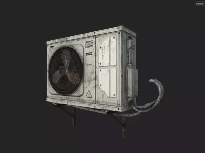 Air Conditioner Outdoor Unit Free 3D model