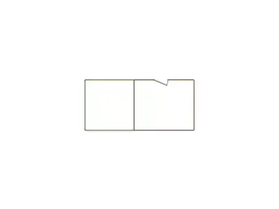 Simple Exterior Sketch by Aerial - 1-5 SQ - Xactimate 3D model