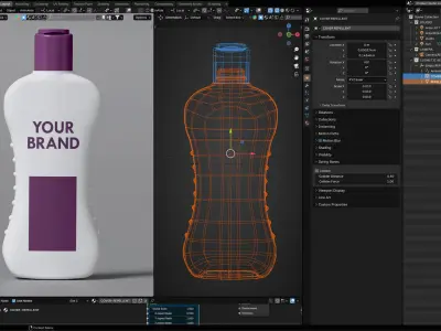 Repellent Cosmetic Product 3D model