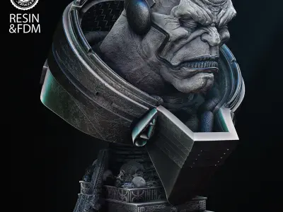 Wicked Marvel Apocalypse Portrait Bust Tested for 3D Printing 3D print model