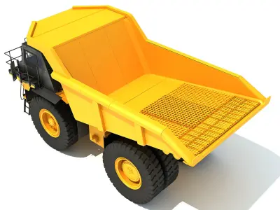 Mining Dump Truck 3D model by 3D-Horse