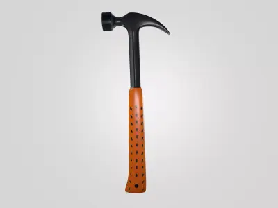 Construction Hammer Tool - Game Ready 3D Model Low-poly 3D model
