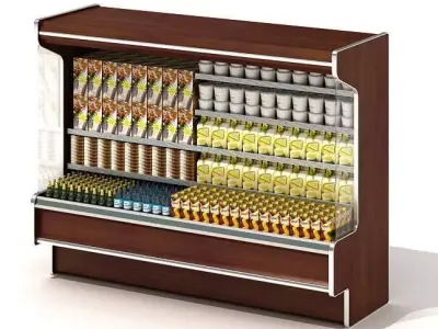 Cold Store Shelf 3D model