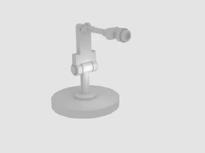  Robotarm Cylinder  Free low-poly 3D model