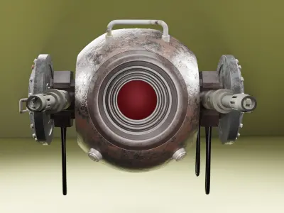 gun armor 3D model
