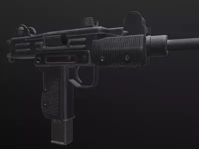 UZI - Submachine Gun 3D model