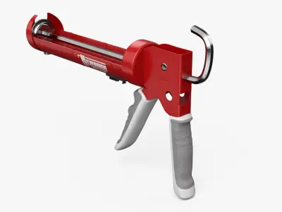 Newborn 930 GTD Drip Free Caulk Gun Red 3D model