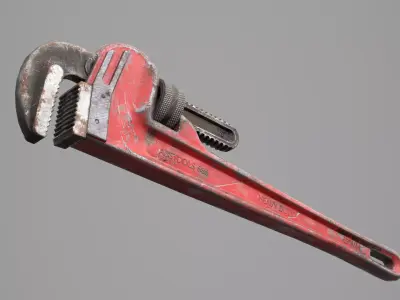 Game Ready Wrench Low-poly 3D model