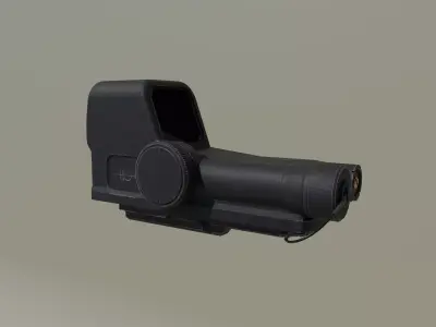 1P87 Valday PK-122 Holographic Sight Low-poly 3D model