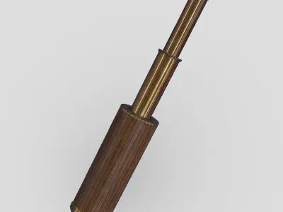 CC0 - Spyglass Free low-poly 3D model