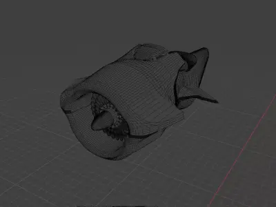 Futuristic Flying Motorcycle 3D Model 3D model