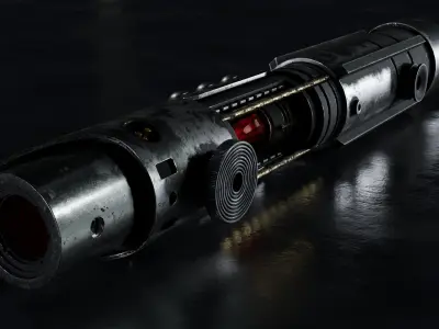 Starkillers lightsaber 3D model