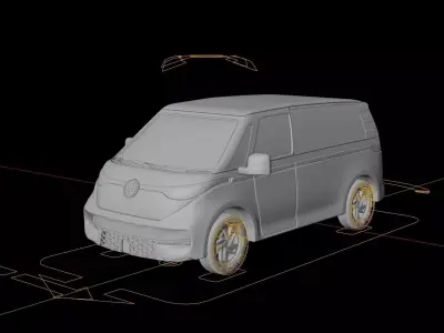 Volkswagen ID Buzz GTX Passenger Van 3D model