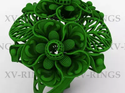 NEW TURKISH RING XV-02 3D print model