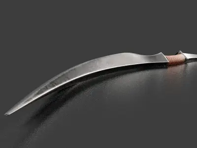 Fantasy Dagger  Stylized Weapon  3D model